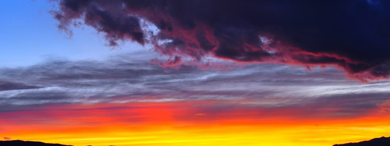 Sunset and Lake